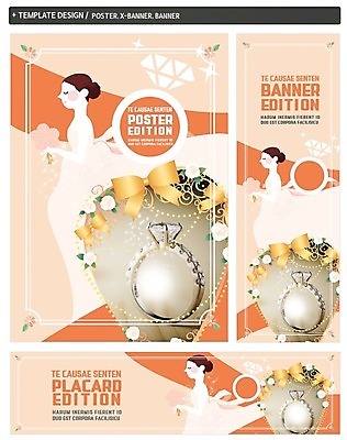 PSD 배너 배너템플릿 여자 가로배너 ZIP 포스터 리본 세로배너 신부 부케 결혼 한명 성인 옆모습 세트 현수막 반지 웨딩박람회 템플릿 1 뷰포인트 꽃다발 장신구 사람 이벤트 가로 세로 박람회 파일형식