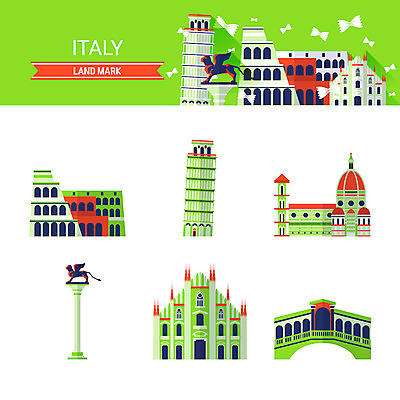 아이콘 사람없음 이탈리아 피사의사탑 콜로세움 랜드마크 밀라노대성당 사자상 피렌체성당 리아르트다리 2D아이콘 AI파일 유럽 성당 세계문화유산 로마 베네치아 파일형식 벡터