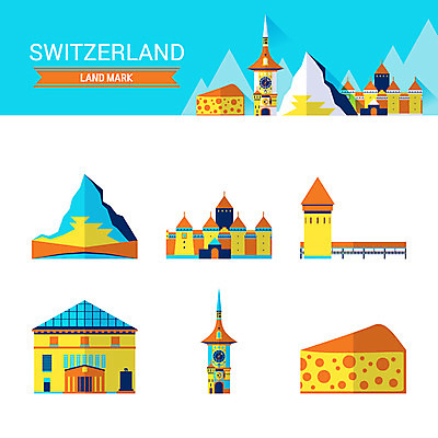 아이콘 치즈 사람없음 건물 미술관 스위스 랜드마크 시옹성 카펠교 마테호른 2D아이콘 AI파일 건축물 유럽 유제품 산 다리_건축물 파일형식 벡터