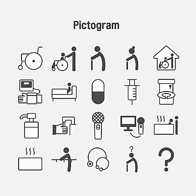 아이콘 의학 청진기 사람모양 주사기 사람없음 픽토그램 약 물음표 마이크 휠체어 비누 변기 손씻기 혈압계 재활 재활운동 2D아이콘 AI파일 모양 기호 음향기기 의료기기 치료 위생용품 운동 씻기 혈압 파일형식 벡터