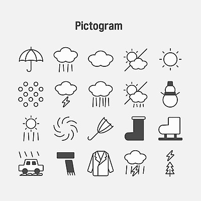 구름 아이콘 우산 눈사람 날씨 사람없음 픽토그램 태양 목도리 스케이트 코트 눈 비 번개 태풍 2D아이콘 AI파일 자연요소 잡화 스포츠용품 외투 자연재해 파일형식 벡터