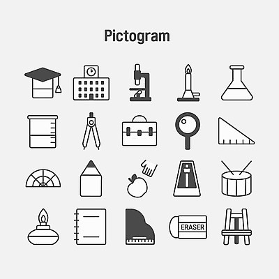 아이콘 교육 악기 음악 가방 학사모 학교 돋보기 현미경 미술 사람없음 노트북 픽토그램 연필 수학 화학 건반 피아노 북 이젤 지우개 비커 삼각플라스크 삼각자 컴파스 각도기 알코올램프 물리 2D아이콘 AI파일 모자_잡화 잡화 과학 졸업 교과목 문화예술 문구용품 학용품 타악기 자 실험기구 전자제품 필기구 미술도구 건반악기 플라스크 파일형식 벡터