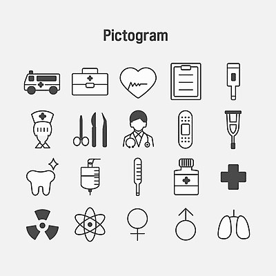 아이콘 병원 사람없음 치료 픽토그램 약 진료 간호사 의사 반창고 수술 치아 온도계 체온계 구급차 링거 목발 방사능 서류판 2D아이콘 AI파일 의학 의료기기 자동차 사무용품 의료진 의료용품 소화기관 파일형식 벡터