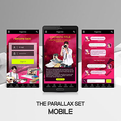 PSD 템플릿 여자 남자 웹템플릿 모바일 여러명 20대 성인 스마트폰 요리사 한국인 디자이너 사진사 모바일템플릿 모바일웹 기타리스트 온라인강의 성인만 패럴렉스 이미지템플릿 직업 다수 사람 동양인 청년 핸드폰 스마트기기 연주자 강의 작가 파일형식 언택트