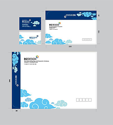 구름 템플릿 하늘색 명함 명함템플릿 서류봉투 편지봉투 사람없음 세트 패키지 봉투템플릿 우편봉투 비즈디자인 봉투디자인 이미지템플릿 AI파일 자연요소 봉투 파란색 편지 우편물 파일형식 벡터