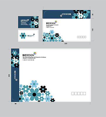 템플릿 꽃무늬 명함 명함템플릿 서류봉투 편지봉투 사람없음 파란색 세트 패키지 봉투템플릿 우편봉투 플라워패턴 비즈디자인 봉투디자인 이미지템플릿 AI파일 꽃 컬러 무늬 패턴 봉투 편지 우편물 파일형식 벡터