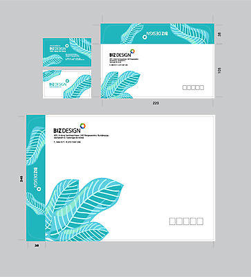 템플릿 하늘색 잎 명함 명함템플릿 서류봉투 편지봉투 사람없음 세트 패키지 봉투템플릿 우편봉투 비즈디자인 봉투디자인 이미지템플릿 AI파일 식물 봉투 파란색 편지 우편물 파일형식 벡터