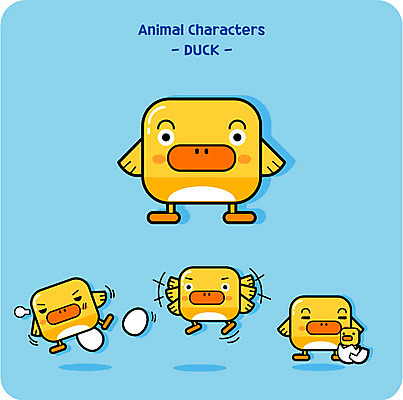 캐릭터 새끼 동물캐릭터 일러스트 사람없음 귀여움 오리캐릭터 오리알 일러캐릭터 AI파일 동물 컨셉 오리 알 파일형식 벡터