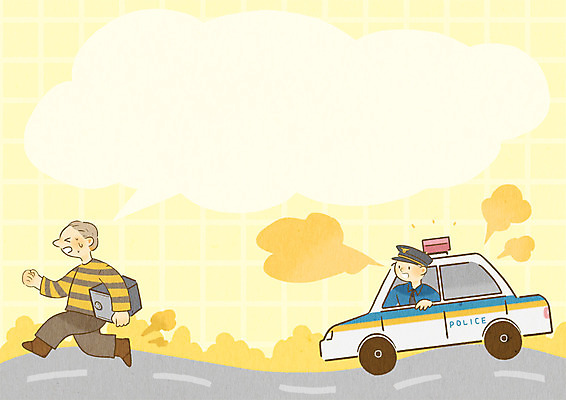 전신 PSD 남자 도로 일러스트 프레임 상반신 성인 두명 경찰 도둑 금고 장래희망 경찰차 프레임일러스트 국내일러스트 직업 길 교통시설 자동차 사람 범죄인 파일형식