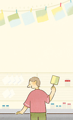 PSD 남자 일러스트 프레임 한명 상반신 성인 사진사 장래희망 인화 프레임일러스트 국내일러스트 1 사람 작가 파일형식