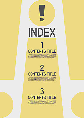 템플릿 내지 사람없음 느낌표 프레젠테이션 문서템플릿 서식 레이아웃 문서 제안서 목차 이미지템플릿 AI파일 기호 파일형식 벡터