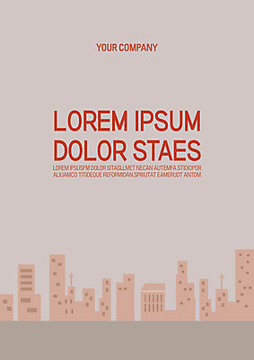 템플릿 표지 빌딩 사람없음 프레젠테이션 문서템플릿 서식 레이아웃 문서 제안서 이미지템플릿 AI파일 건물 파일형식 벡터