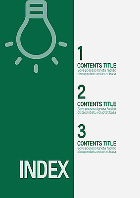 템플릿 내지 전구 사람없음 프레젠테이션 문서템플릿 서식 레이아웃 문서 제안서 전구모양 목차 이미지템플릿 AI파일 모양 파일형식 벡터