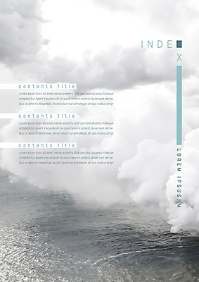 구름 템플릿 내지 바다 사람없음 프레젠테이션 문서템플릿 서식 레이아웃 문서 제안서 목차 이미지템플릿 AI파일 자연요소 파일형식 벡터