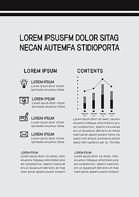 템플릿 내지 사람없음 픽토그램 프레젠테이션 문서템플릿 서식 레이아웃 문서 제안서 꺾은선그래프 이미지템플릿 AI파일 그래프 파일형식 벡터