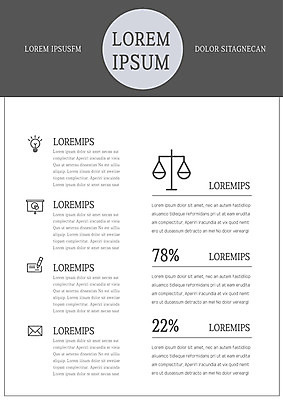 템플릿 내지 사람없음 픽토그램 원형 프레젠테이션 문서템플릿 서식 레이아웃 문서 제안서 이미지템플릿 AI파일 도형 파일형식 벡터
