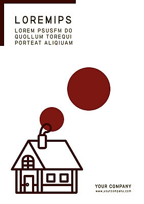 템플릿 표지 주택 굴뚝 사람없음 픽토그램 원형 연기 프레젠테이션 문서템플릿 서식 레이아웃 문서 제안서 이미지템플릿 AI파일 도형 건물 파일형식 벡터