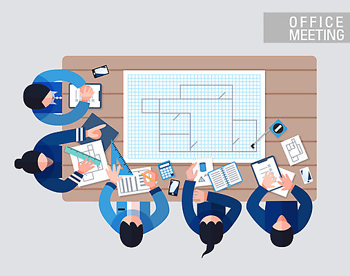 여자 남자 일러스트 회사 회의 협력 설계 줄자 자 앉기 여러명 상반신 성인 스마트폰 사무실 계산기 직장인 비즈니스맨 비즈니스우먼 책상 문서 국내일러스트 AI파일 직업 가구 다수 컨셉 비즈니스 모션 문구용품 사람 핸드폰 스마트기기 장비 파일형식 벡터