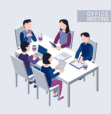 여자 남자 일러스트 회사 회의 협력 여러명 성인 사무실 직장인 비즈니스맨 비즈니스우먼 책상 얼굴없음 국내일러스트 AI파일 직업 가구 다수 비즈니스 사람 파일형식 벡터