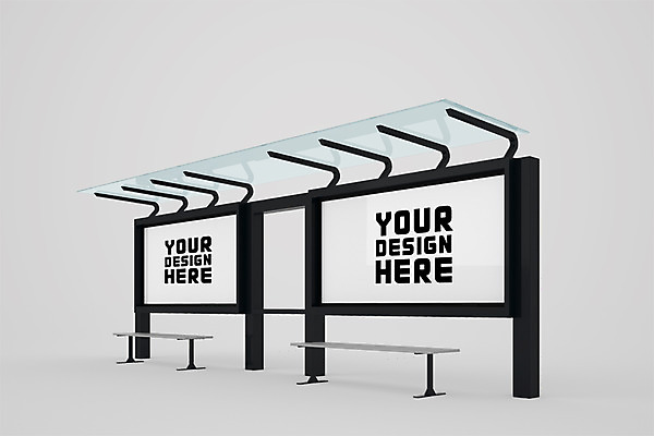 PSD 편집 편집이미지 프레임 광고판 사람없음 그래픽 3D 버스정류장 디지털합성 옥외간판 옥외광고 디지털아트 목업 편집실사 편집3D 간판 알림판 역 CG 판 파일형식