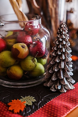 포토 JPG 열매 유리병 사람없음 아웃포커스 장식 오브젝트 솔방울 나뭇잎모양 국내포토 모양 식물 병_용기 나뭇잎 촬영기법 파일형식