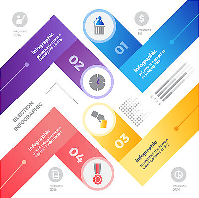 시계 일러스트 그래프 사람모양 인포그래픽 투표 선거 메달 선거유세 지그재그 국내일러스트 AI파일 모양 민주주의 상_상패 파일형식 벡터