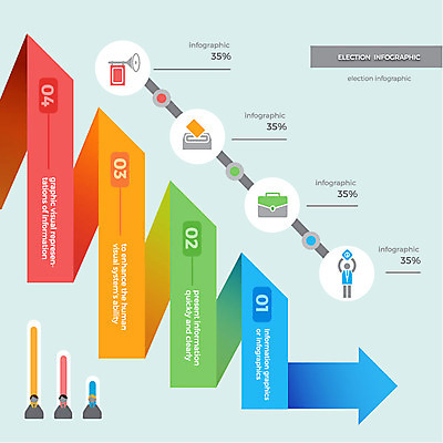 화살표 서류가방 일러스트 그래프 사람모양 인포그래픽 선거 투표함 후보 국내일러스트 AI파일 모양 가방 투표 민주주의 파일형식 벡터