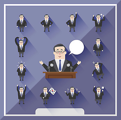 남자 말풍선 일러스트 모션 여러명 성인 세트 만세 물음표 하트 태극기 선거 단상 선거유세 대선후보 대통령선거 국내일러스트 AI파일 모양 기호 다수 사람 국기 민주주의 후보 파일형식 벡터