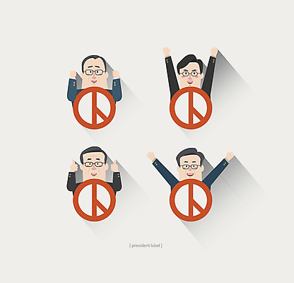 남자 일러스트 여러명 성인 세트 도장 투표 선거 기표봉 기표문양 대선후보 대통령선거 국내일러스트 AI파일 문양 다수 사람 민주주의 후보 파일형식 벡터