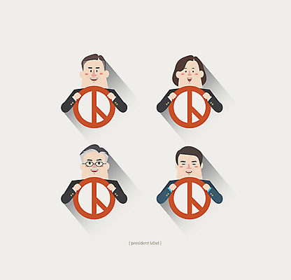 여자 남자 일러스트 여러명 성인 세트 도장 투표 선거 기표봉 기표문양 대선후보 대통령선거 국내일러스트 AI파일 문양 다수 사람 민주주의 후보 파일형식 벡터