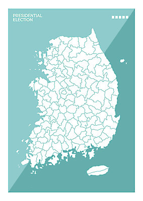 지도 일러스트 한국 사람없음 세트 제주도 국내여행 분할 투표소 국내일러스트 AI파일 아시아 여행 투표 파일형식 벡터