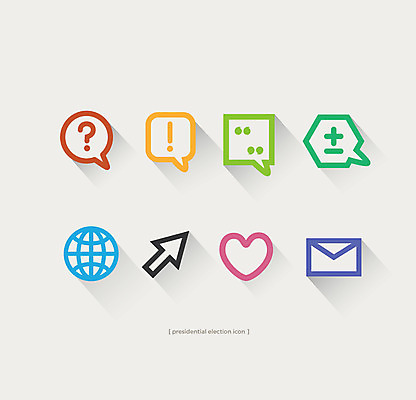 아이콘 말풍선 인터넷 사람없음 세트 물음표 하트 느낌표 덧셈 뺄셈 편지 플랫아이콘 커서 좋음 2D아이콘 AI파일 모양 기호 컨셉 수학 파일형식 벡터