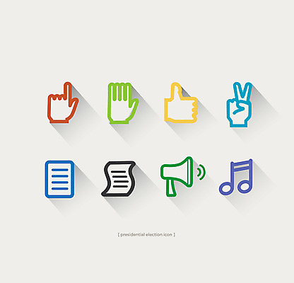 아이콘 음표 손가락 사람없음 세트 확성기 플랫아이콘 문서 2D아이콘 AI파일 손 기호 음악 파일형식 벡터