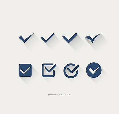 아이콘 사람없음 세트 체크표시 플랫아이콘 2D아이콘 AI파일 확인 파일형식 벡터