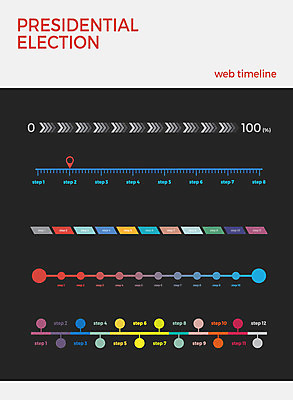 아이콘 그래프 사람없음 세트 타임라인 2D아이콘 AI파일 파일형식 벡터