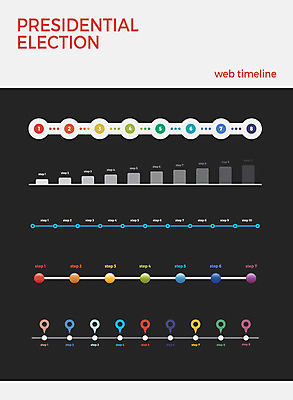 아이콘 그래프 사람없음 세트 타임라인 2D아이콘 AI파일 파일형식 벡터