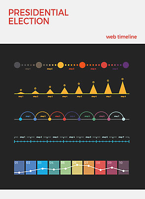 아이콘 그래프 사람없음 세트 타임라인 2D아이콘 AI파일 파일형식 벡터