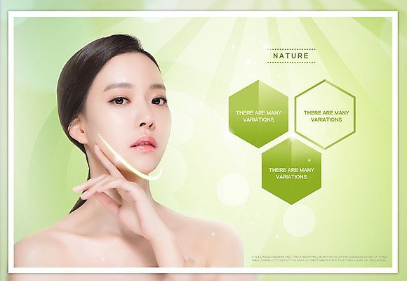 PSD 템플릿 편집이미지 여자 한명 상반신 20대 성인 앞모습 연두색 뷰티 한국인 턱선 의료성형뷰티 성인여자한명만 그리너리 이미지편집 1 뷰포인트 사람 동양인 청년 초록색 턱 여자한명만 성인여자만 파일형식 트랜드컬러