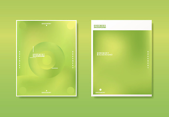 포스터 백그라운드 일러스트 따뜻함 사람없음 연두색 그라데이션 그리너리 국내일러스트 AI파일 초록색 파일형식 벡터 트랜드컬러