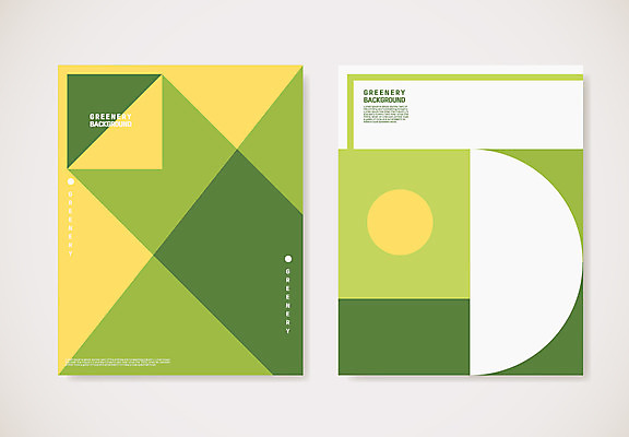 도형 포스터 무늬 일러스트 따뜻함 사람없음 연두색 원형 기하학 그리너리 국내일러스트 AI파일 초록색 파일형식 벡터 트랜드컬러