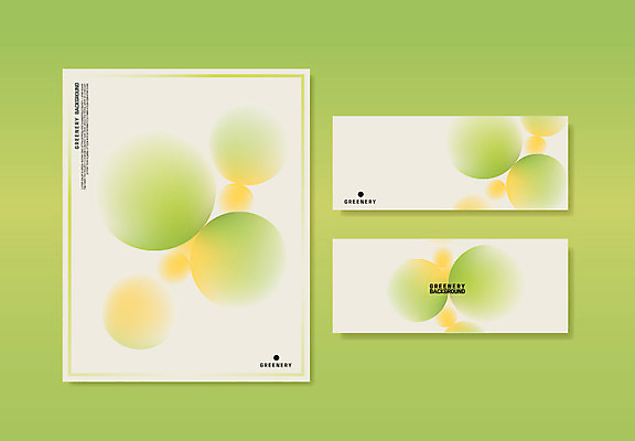 배너 포스터 무늬 일러스트 따뜻함 사람없음 연두색 원형 그라데이션 그리너리 국내일러스트 AI파일 도형 초록색 파일형식 벡터 트랜드컬러