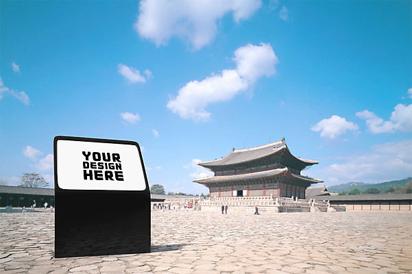 PSD 구름 편집 편집이미지 하늘 광고판 사람없음 그래픽 3D 궁전 디지털합성 합성 옥외간판 옥외광고 키오스크 디지털아트 목업 편집실사 편집3D 자연요소 고건축 간판 알림판 CG 판 파일형식
