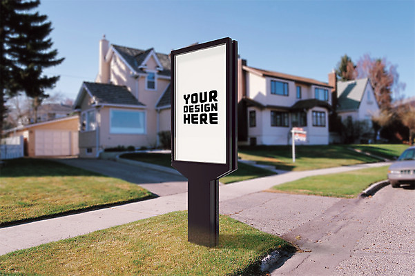 PSD 편집 편집이미지 주택 광고판 사람없음 그래픽 3D 디지털합성 합성 주택가 옥외간판 옥외광고 키오스크 디지털아트 목업 편집실사 편집3D 간판 알림판 건물 CG 판 파일형식