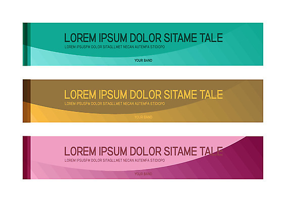 템플릿 배너 배너템플릿 가로배너 곡선 사각프레임 사람없음 사각형 현수막 겹침 배너세트 AI파일 도형 선 프레임 가로 세트 파일형식 벡터