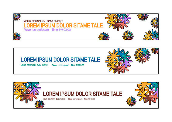 템플릿 배너 배너템플릿 가로배너 패턴 사각프레임 사람없음 현수막 겹침 배너세트 AI파일 무늬 프레임 가로 세트 사각형 파일형식 벡터