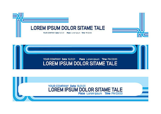 템플릿 배너 배너템플릿 가로배너 하늘색 사각프레임 사람없음 현수막 원형 겹침 배너세트 AI파일 도형 프레임 가로 파란색 세트 사각형 파일형식 벡터