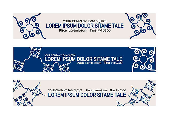 템플릿 배너 배너템플릿 가로배너 꽃무늬 패턴 사각프레임 사람없음 현수막 당초문 배너세트 AI파일 문양 꽃 무늬 프레임 가로 세트 사각형 파일형식 벡터