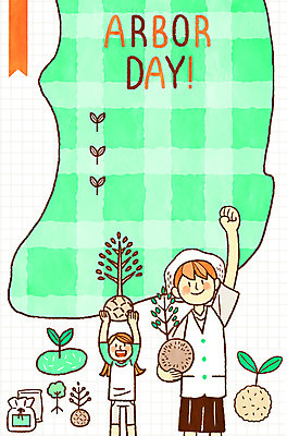 PSD 나무 여자 남자 지도 일러스트 산 프레임 들기 상반신 성인 두명 식목일 거름 프레임일러스트 국내일러스트 식물 기념일 모션 사람 파일형식