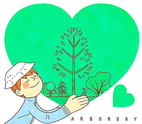 PSD 나무 남자 일러스트 산 한명 웃음 상반신 성인 하트 소중 식목일 국내일러스트 모양 식물 1 기념일 컨셉 표정 사람 파일형식