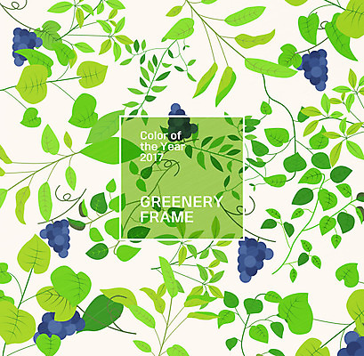 식물 열매 과일 일러스트 포도 나뭇잎 프레임 사람없음 프레임일러스트 그리너리 국내일러스트 AI파일 잎 파일형식 벡터 트랜드컬러